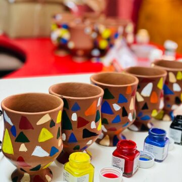 TERRACOTTA DRINKING CUPS