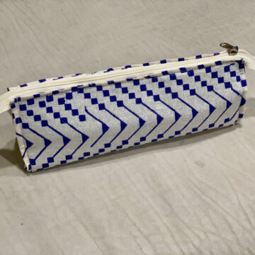 BLOCK PRINTED STATIONERY POUCH