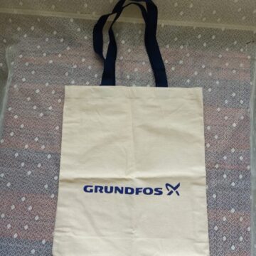 Canvas tote bag with logo 1